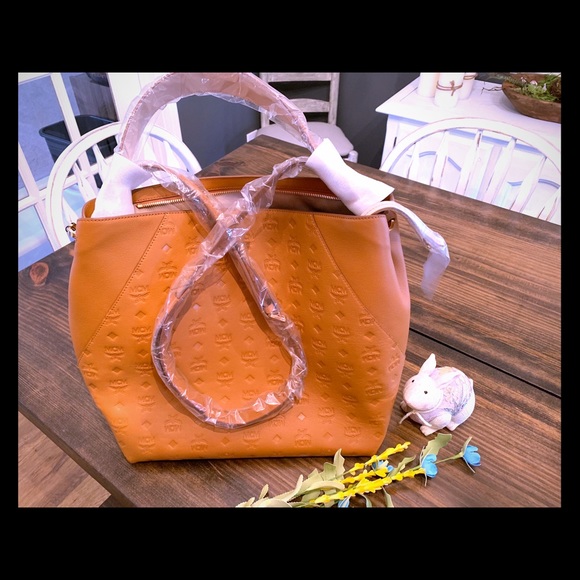 MCM Handbags - MCM Large Klara Monogram Leather Hobo Bag - New